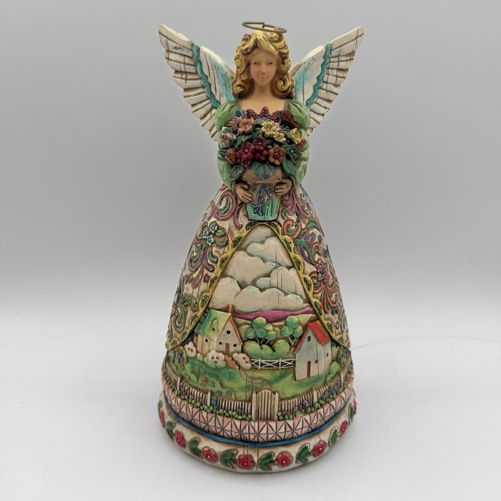 Vintage Jim Shore Heartwood Creek New Beginnings‎ B117674 Angel Figurine 2004